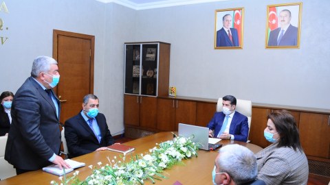 Naftalanda “Dövlət qulluğunda fərqlənməyə görə” medalı təqdim edildi