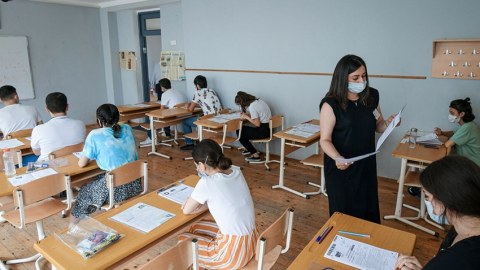 Peşə liseylərinin şagirdləri üçün imtahan keçirildi