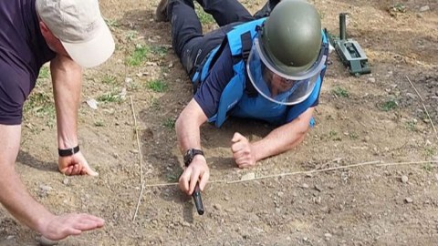 Britaniyalı mütəxəssislər ANAMA əməkdaşlarına təlim keçiblər - FOTO
