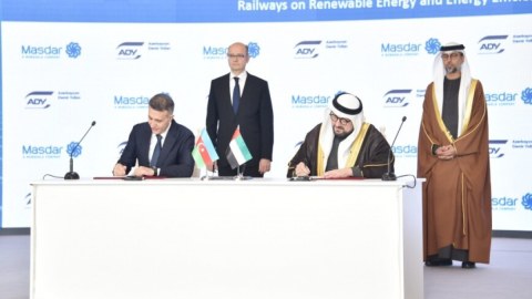“Masdar” ilə “Azərbaycan Dəmir Yolları” arasında Memorandum imzalandı