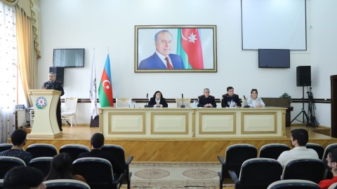 Gəncə Dövlət Universitetində “Narkomaniyaya yox deyirik!” mövzusunda tədbir keçirilib
