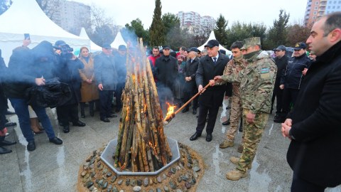 Binəqədidə Novruz bayramı qeyd olunub - FOTO