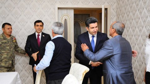 İcra başçısı və deputat Şəhid ailələri ilə görüşüb