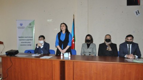 Məcburi köçkün şagirdləri üçün maarifləndirmə tədbiri keçirilib