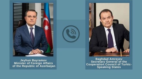 Ceyhun Bayramov Bağdad Amreyevlə danışıb