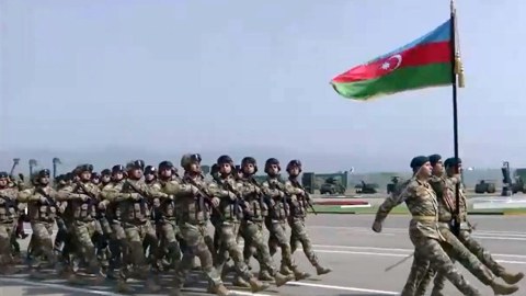 Hərbçilərimiz Pakistanda hərbi paradda - FOTOLAR