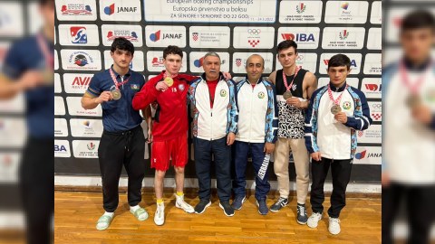 Boksçularımız Avropadan 4 medalla qayıdır