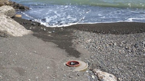 Türkiyənin sərhədində daha bir mina tapıldı