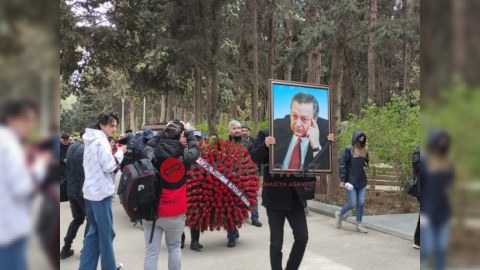 Ayaz Mütəllibov dəfn edildi - FOTO