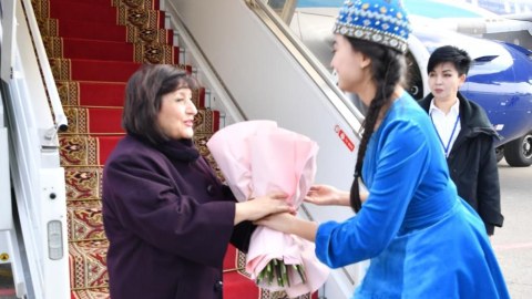 Sahibə Qafarova Qazaxıstanda səfərdədir