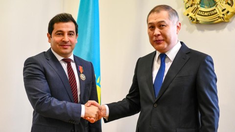 Füzuli Məcidliyə “Dostluq” ordeni təqdim olundu