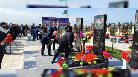 Hacıqabulda Vətən Müharibəsi Şəhidinin  xatirəsi anılıb