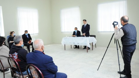 Naftalanda sakinlərlə növbəti səyyar qəbul keçirilib