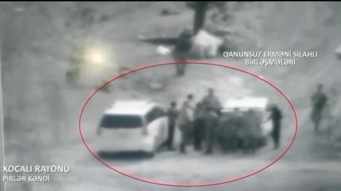 Xocalıda ermənilər silahlandırılır - VİDEO