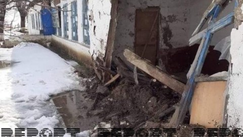 Daha bir məktəbdə uçqun oldu