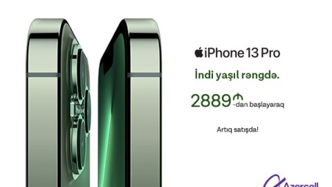 Azercell-dən yeni iPhone 13 alana 50GB hədiyyə!