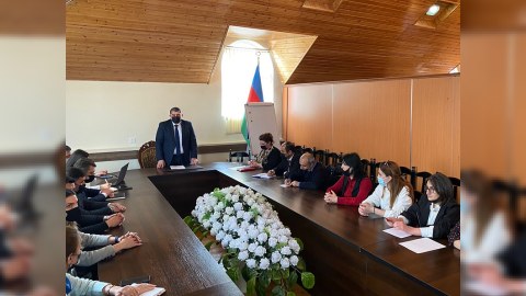 Gəncə Dövlət Universitetində maarfləndirici tədbir keçirildi