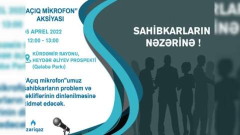Sahibkarlarla görüş keçiriləcək - "Azəriqaz"