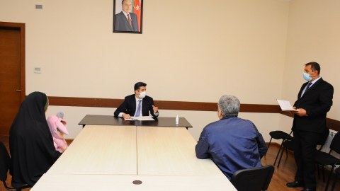 Naftalanda növbəti vətəndaş qəbulu keçirilib