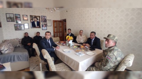 Abşeronda şəhid ailələri ilə görüşlər keçirilib
