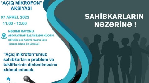“Azəriqaz” sahibkarlarla növbəti görüşü Bakıda keçirəcək