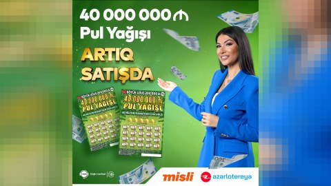 Azərbaycan ani lotereyaları tarixində ən böyük uduş - 200.000 manat qazanıldı