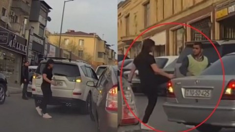 “Parkovşik”i döyən qadın sürücü SAXLANILDI