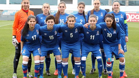 Qadın futbolçularımız qələbə ilə başladı