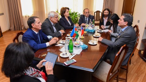 Kamal Abdulla Çilinin müvəqqəti işlər vəkili ilə görüşüb