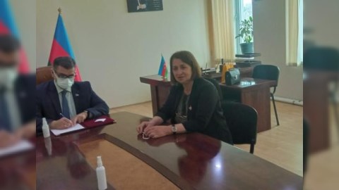 Novruz Aslanov İsmayıllıda seçicilərini qəbul etdi - FOTOLAR
