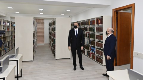 Prezident İlahiyyat İnstitutunun yeni binasının AÇILIŞINDA
