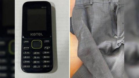 Həbsdə olan oğluna telefon keçirmək istədi