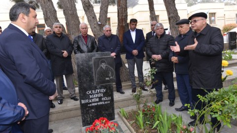 Şəhid baş leytenantın anım günü - FOTOLAR
