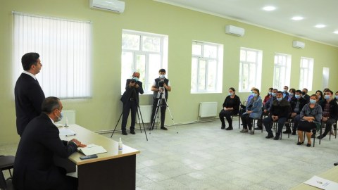 Naftalanda növbəti səyyar qəbul keçirilib