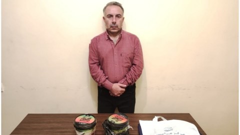 Sərhəddən narkotik keçirmək istəyən şəxs saxlanıldı