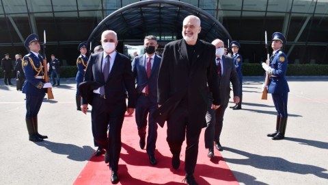 Albaniya Baş nazirinin Azərbaycana səfəri başa çatdı
