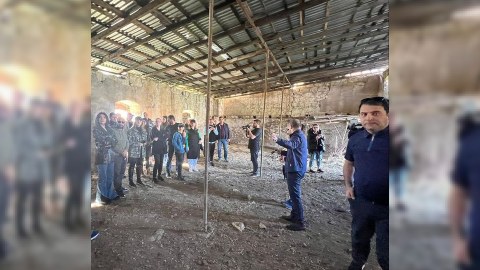 Gürcüstanın mədəniyyət xadimləri Füzulidə - FOTO 