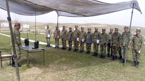 Ordumuz məşğələlər keçirib
