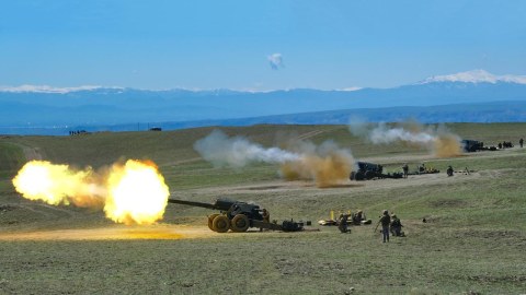 Hərbi təlimlər başa çatdı