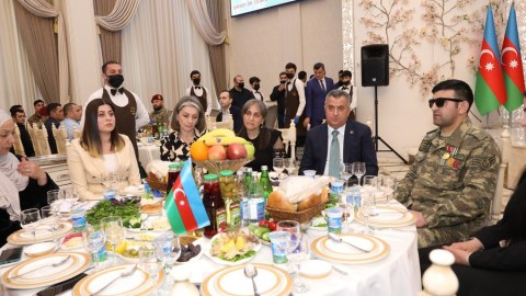 Abşeronda şəhidlərin xatirəsinə iftar süfrəsi açılıb