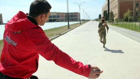 “Şahin” hərbi-idman oyunları üzrə birincilik keçirilib
