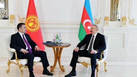 Azərbaycan Qırğızıstanla Strateji Tərəfdaşlıq haqqında Bəyannamə İMZALAYIR