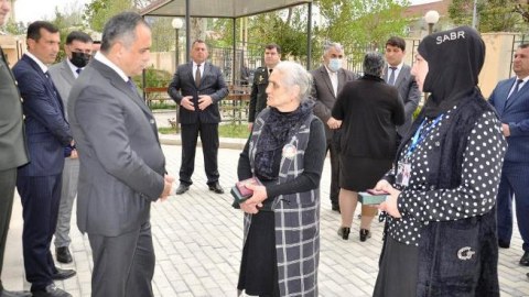 Goranboyda şəhid ailələri ilə görüş olub