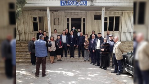 Azay Quliyev seçicilərilə görüşüb