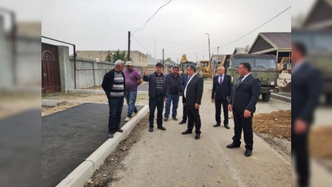 Goranboyda abadlıq-quruculuq işləri davam edir