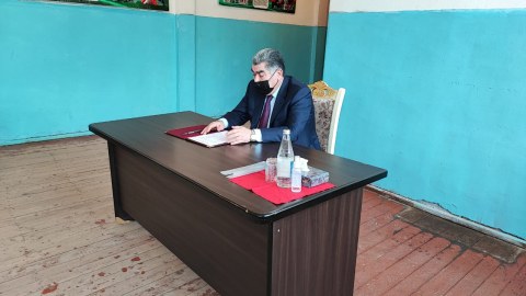 Hacıqabulun Talış kəndində səyyar qəbul keçirilib