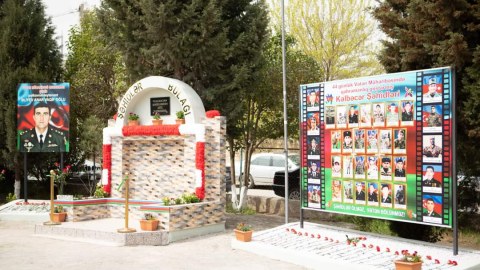 Şəhid Anar Əliyev adına bulaq kompleksinin açılışı olub - FOTO