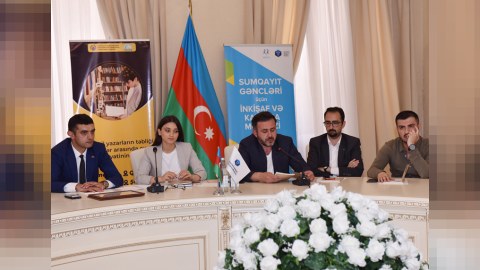 “Gəncliyin sözü” Sumqayıtda təqdim olundu
