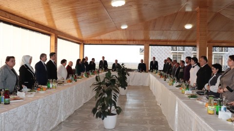 Naftalanda iftar süfrəsi açılıb - FOTO
