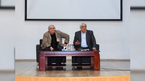 ADU-da Ramiz Rövşənlə görüş keçirilib - FOTO